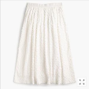 J.Crew midi skirt in white